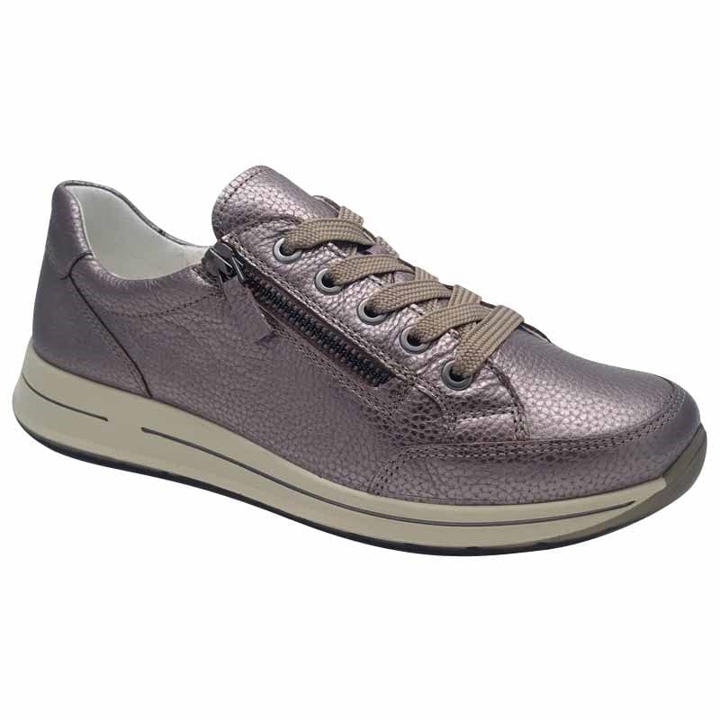 Ara Womens 4UK / TAUPE Ara Womens Taupe Leather Comfort Shoe - 12-54801-20