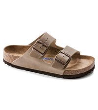 Birkenstock Womens 3.5UK / BROWN Birkenstock Womens Slip On Arizona Oiled Leather Soft Footbed - 552813