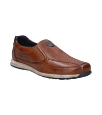 Bugatti Mens Bugattie Mens Leather Slip On Smart Casual Shoe - 311-A9Q61-4000