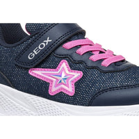 Geox Kids Geox Junior Navy Sprintye Girl Low Top Sneakers J55FWA