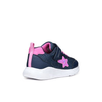 Geox Kids Geox Junior Navy Sprintye Girl Low Top Sneakers J55FWA