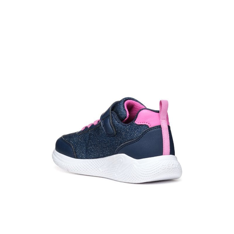 Geox Kids Geox Junior Navy Sprintye Girl Low Top Sneakers J55FWA