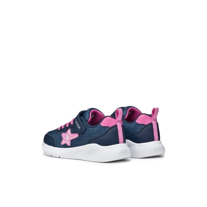 Geox Kids Geox Junior Navy Sprintye Girl Low Top Sneakers J55FWA