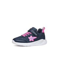 Geox Kids Geox Junior Navy Sprintye Girl Low Top Sneakers J55FWA