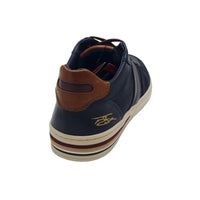 Lloyd & Pryce Mens Tommy Bowe Mens Leather Navy Casual Shoe - Montoya