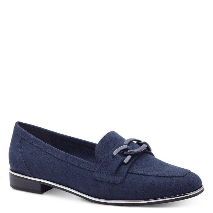 Marco Tozzi Womens 4UK / NAVY Marco Tozzi Womens Navy Loafer 2-24243-44