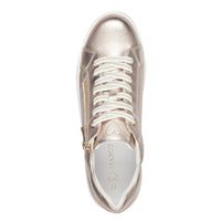 Marco Tozzi Womens Marco Tozzi Womens Gold Metallic Fashion Trainer 2-23718-42