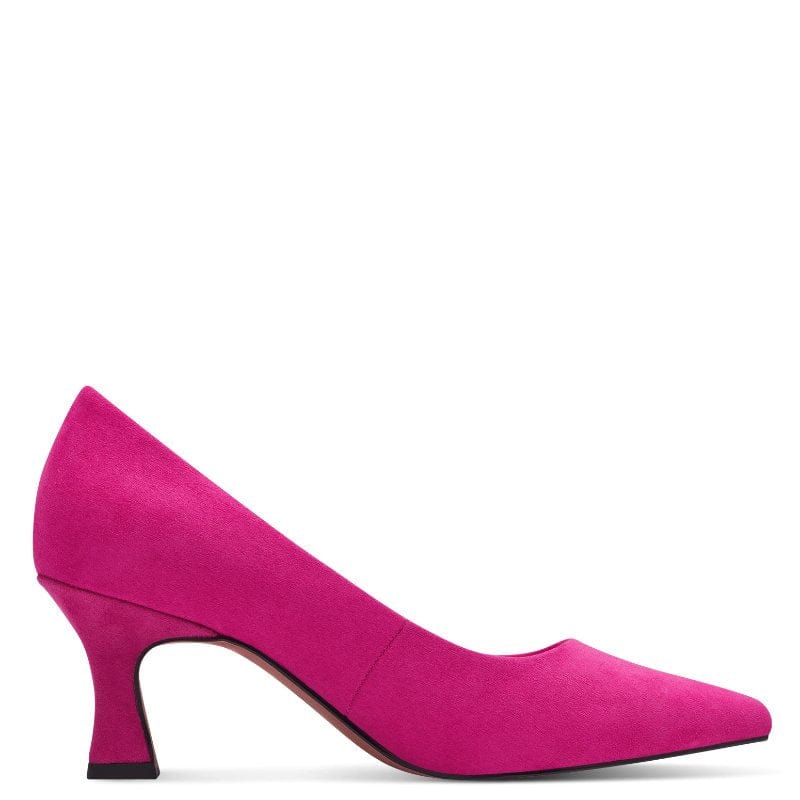 Marco Tozzi Womens Marco Tozzi Womens Pink Suede Heel - 2-22418-41