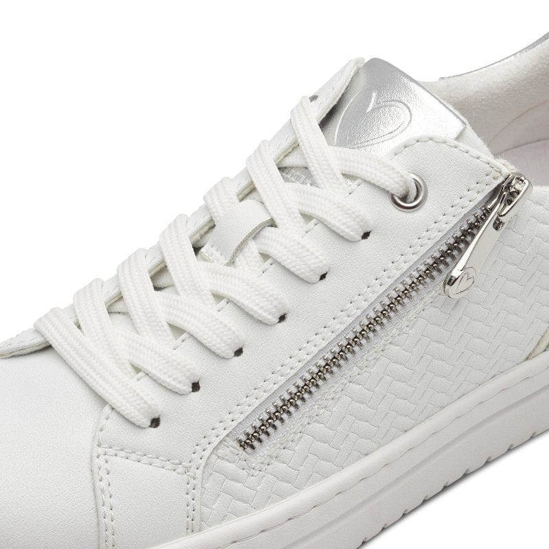 Marco Tozzi Womens Marco Tozzi Womens White Fashion Trainers 2-23718-42