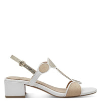 Marco Tozzi Womens Marco Tozzi Womens White Sandal 2-28231-44