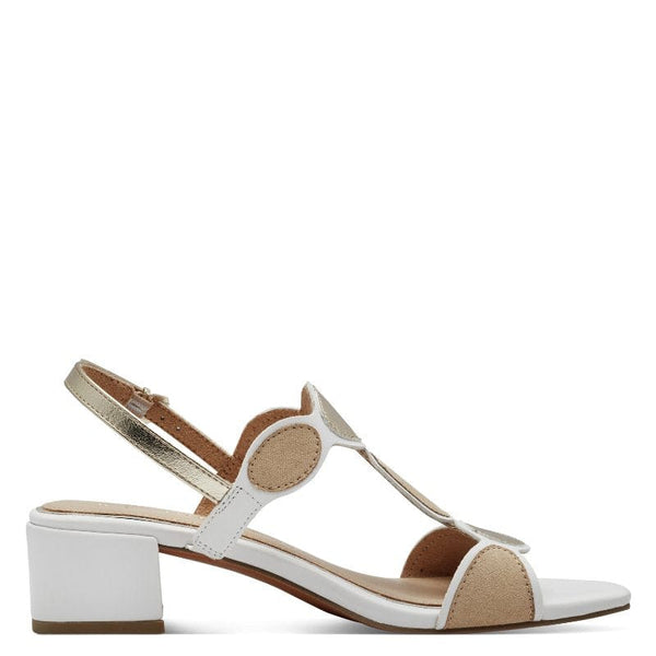 Marco Tozzi Womens WHITE / 3UK Marco Tozzi Womens White Sandal 2-28231-44