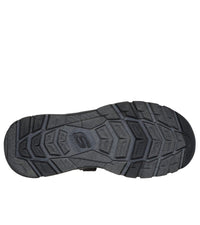 Skechers Mens Skechers Mens Black Strap Sandal Relaxed Fit: Tresmen - RYER 205112