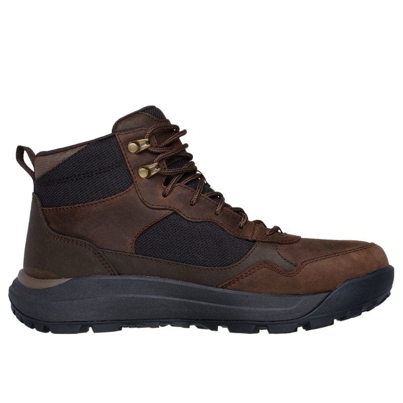 Skechers Mens Skechers Mens Brown Leather Cambert Boot - 210932