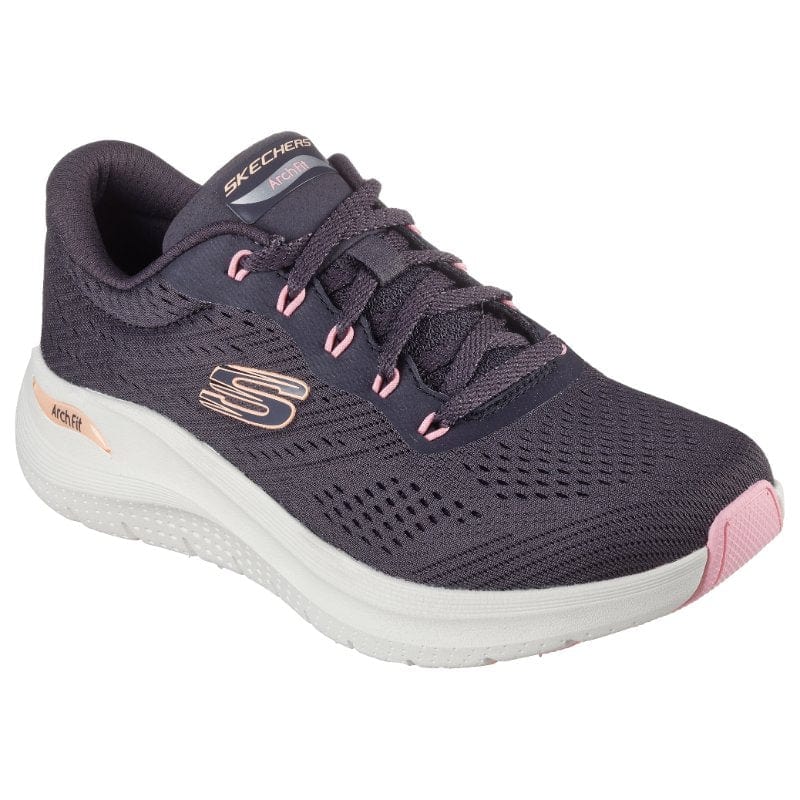 Skechers Womens 4UK / PURPLE Skechers Womens Purple Arch Fit 2.0 Big Leauge Shoe 150051