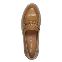 Tamaris Womens Tamaris Womens Brown Slip-on Loafer 1-24649-44