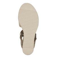 Tamaris Womens Tamaris Womens Tan High-Heel Sandal 1-28357-44