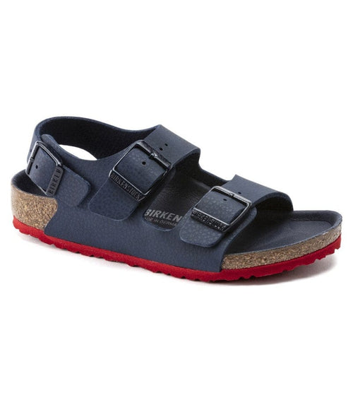 Birkenstock Kids 10UK / NAVY Birkenstock Junior Boys Comfort Sandal - Milano 1022211