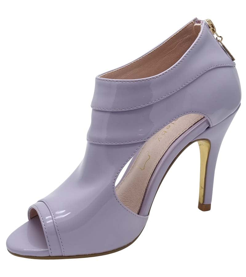 Purple peep hot sale toe shoes