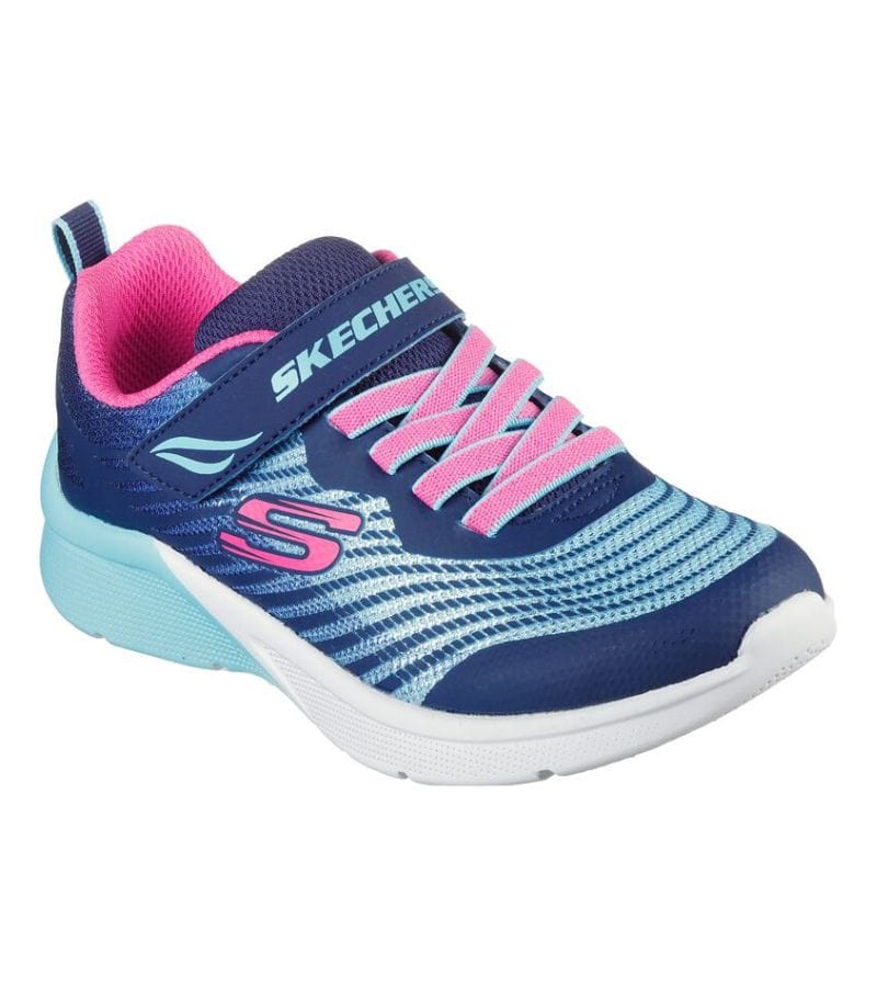 Girls navy sale sketchers